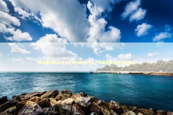 那场曼彻斯特城与枪手的巅峰对决，我差点错过的人生精彩 体育新闻